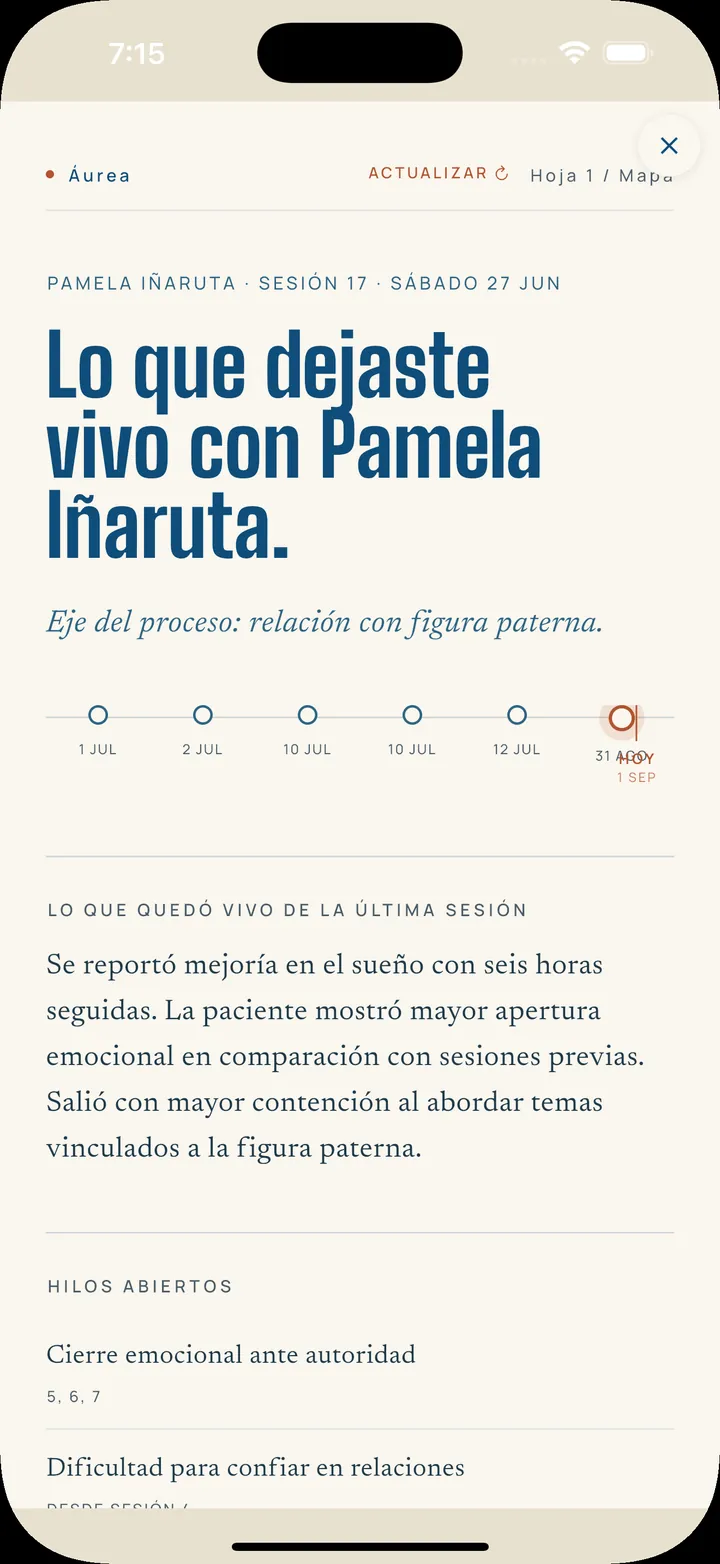 Áurea te pone al día