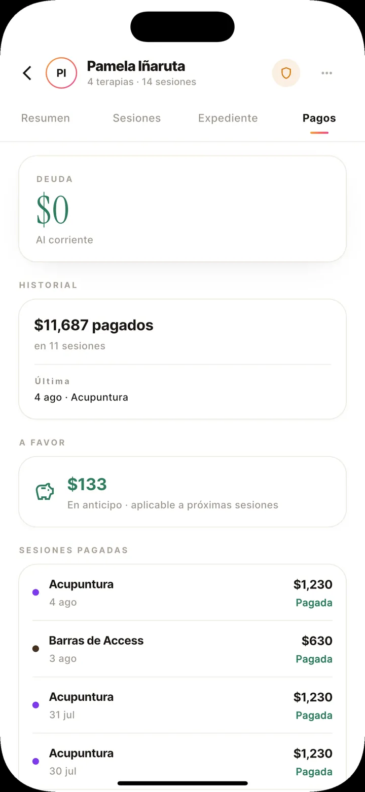 Cobra y cierra tus cuentas